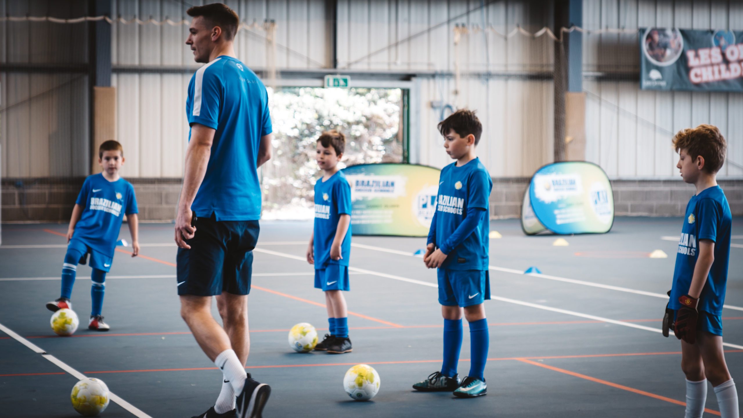 Training session at Brazilian Soccer Schools